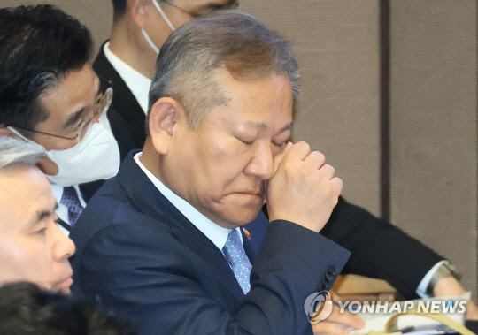 이상민 행정안전부 장관. <연합뉴스>